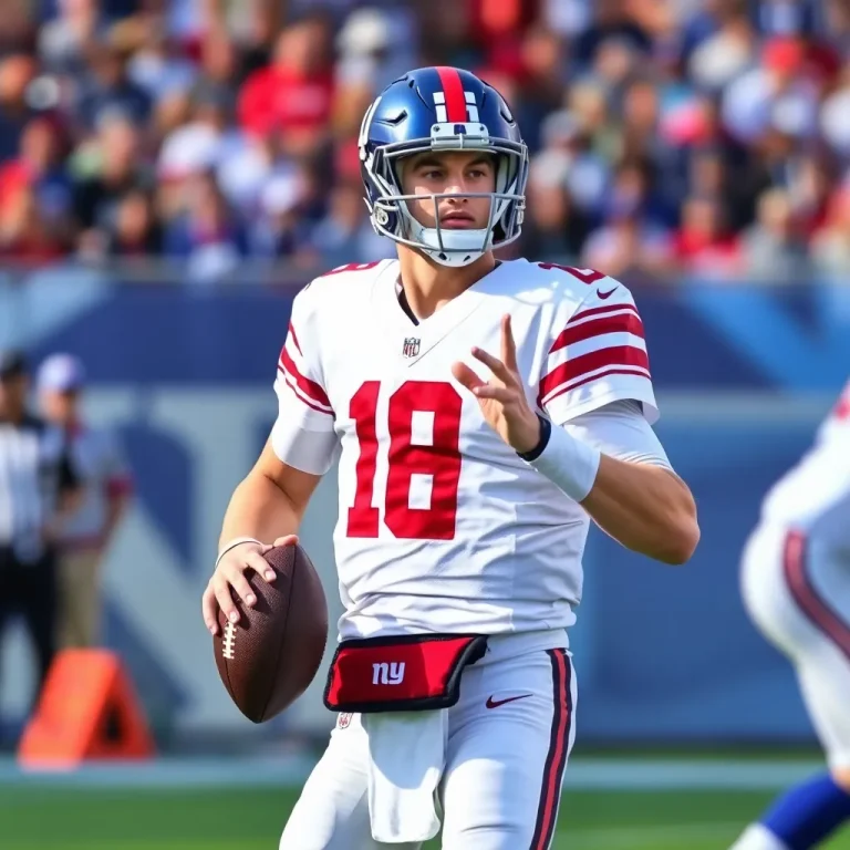 Giants' Rookie Quarterback Jaxson Dart Takes the Helm as Starter for Week 4 Amidst Struggles