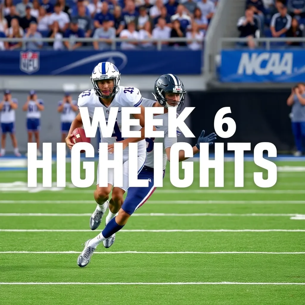 NCAA Sports Highlights: Week 6 Overview