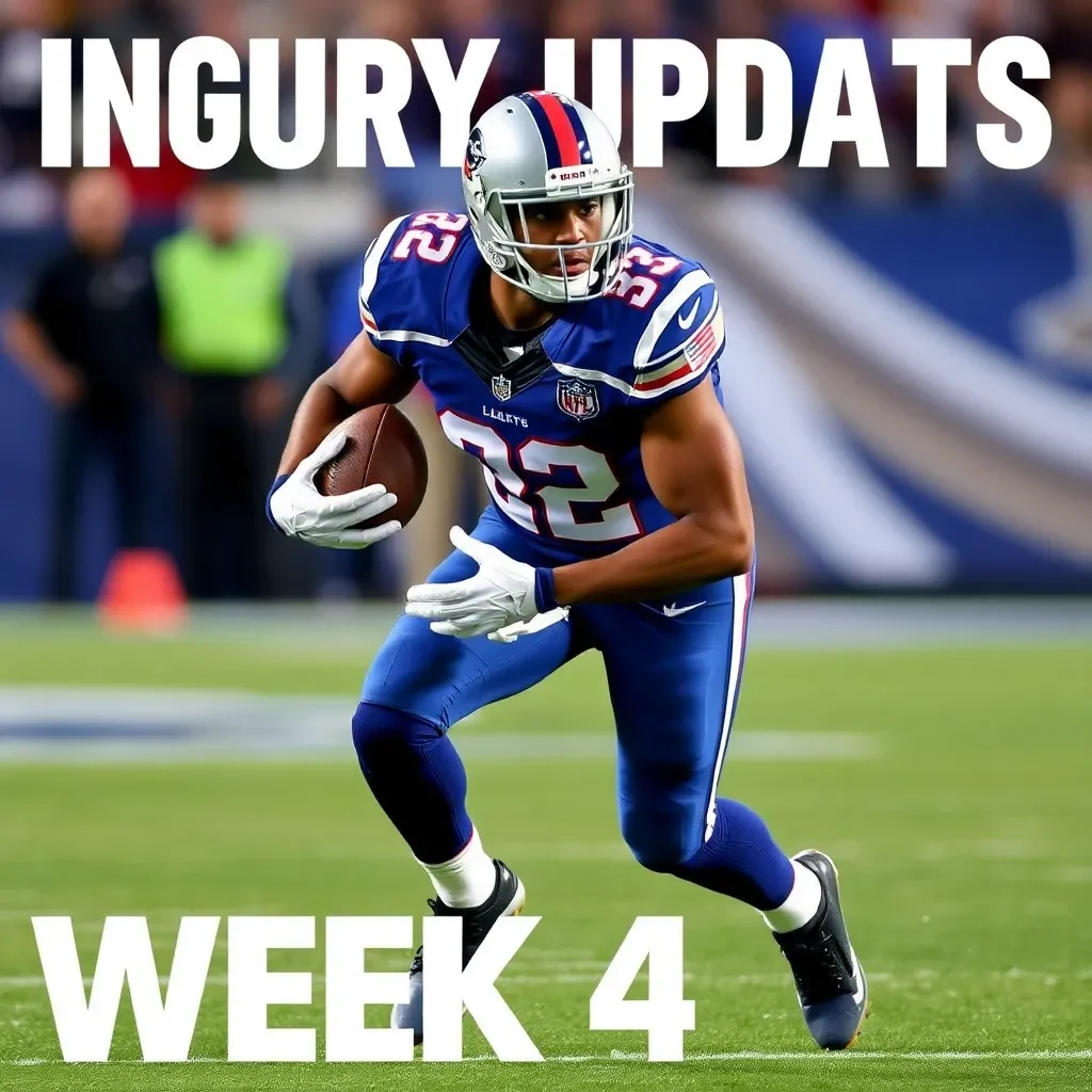 Injury Updates and League News for Week 4