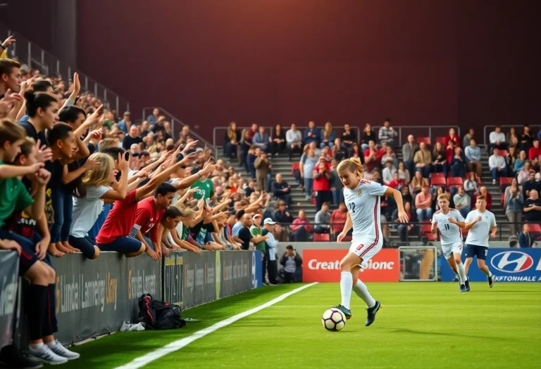 High school soccer players in action during the Albuquerque Metro Soccer Championship