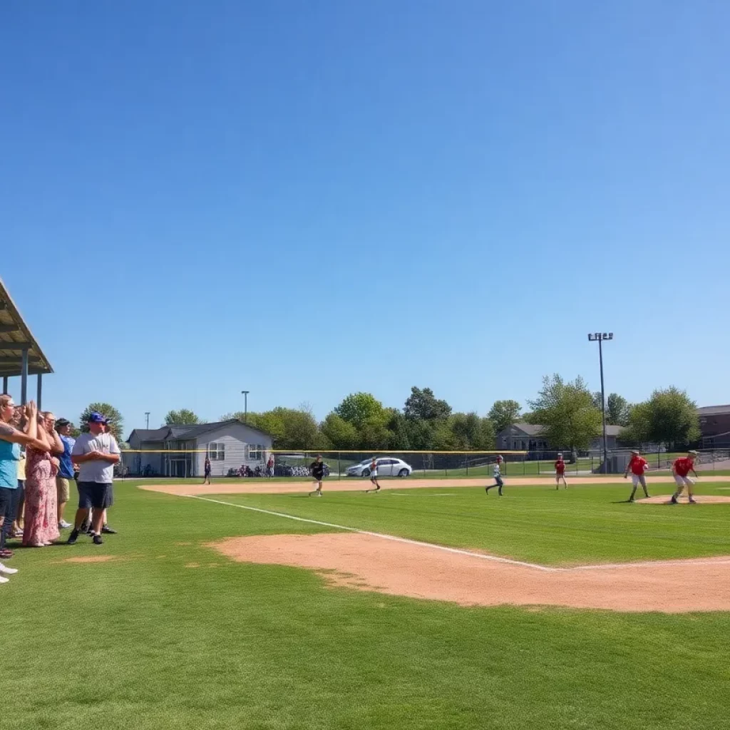 Teams competing at the Dave Sanders Memorial Softball Tournament in Aurora Sports Park