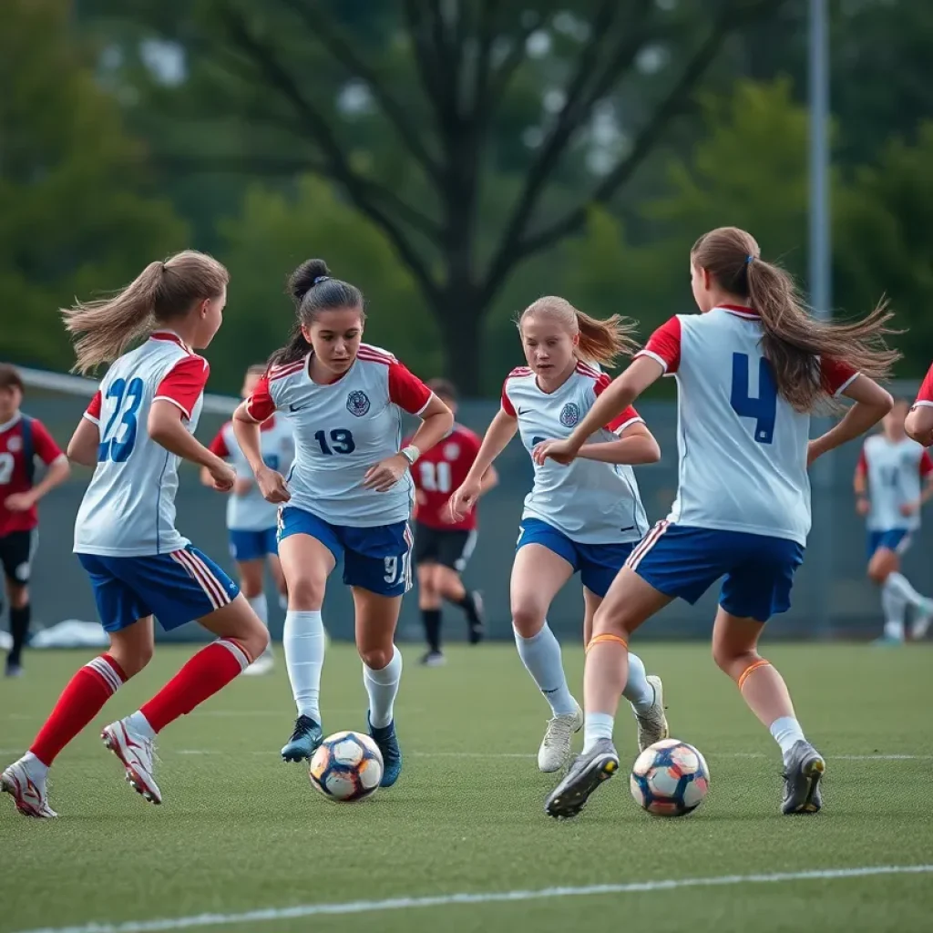 High school boys soccer match between Hellgate and Sentinel