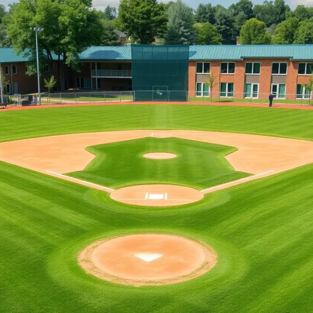 Proposed layout of the new Hempfield High School baseball field