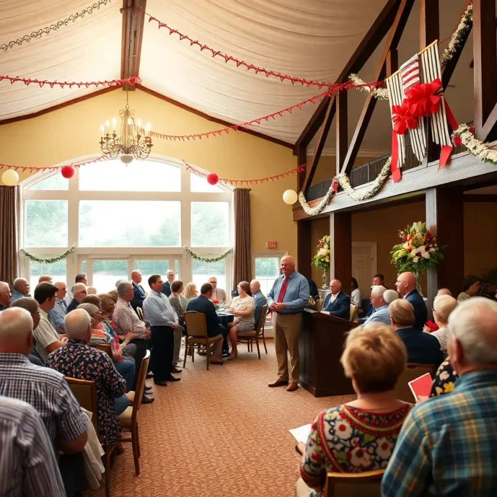 Celebration at Little River Country Club for Hall of Fame induction