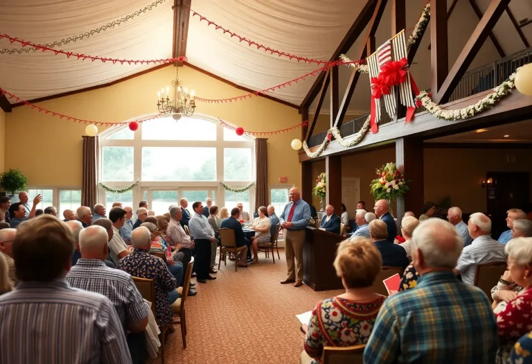 Celebration at Little River Country Club for Hall of Fame induction
