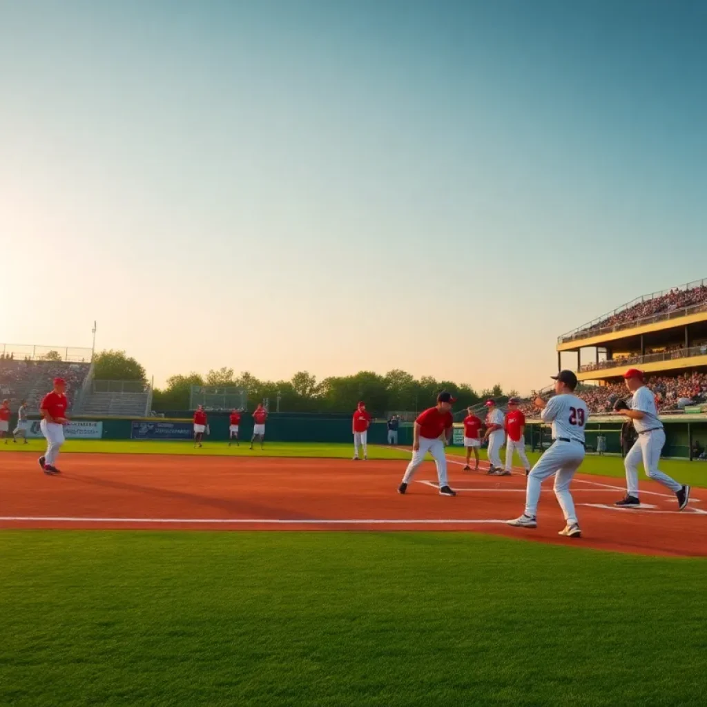 Jack Cook Field during a State Baseball Championship game