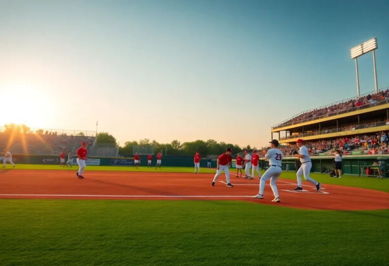 Jack Cook Field during a State Baseball Championship game