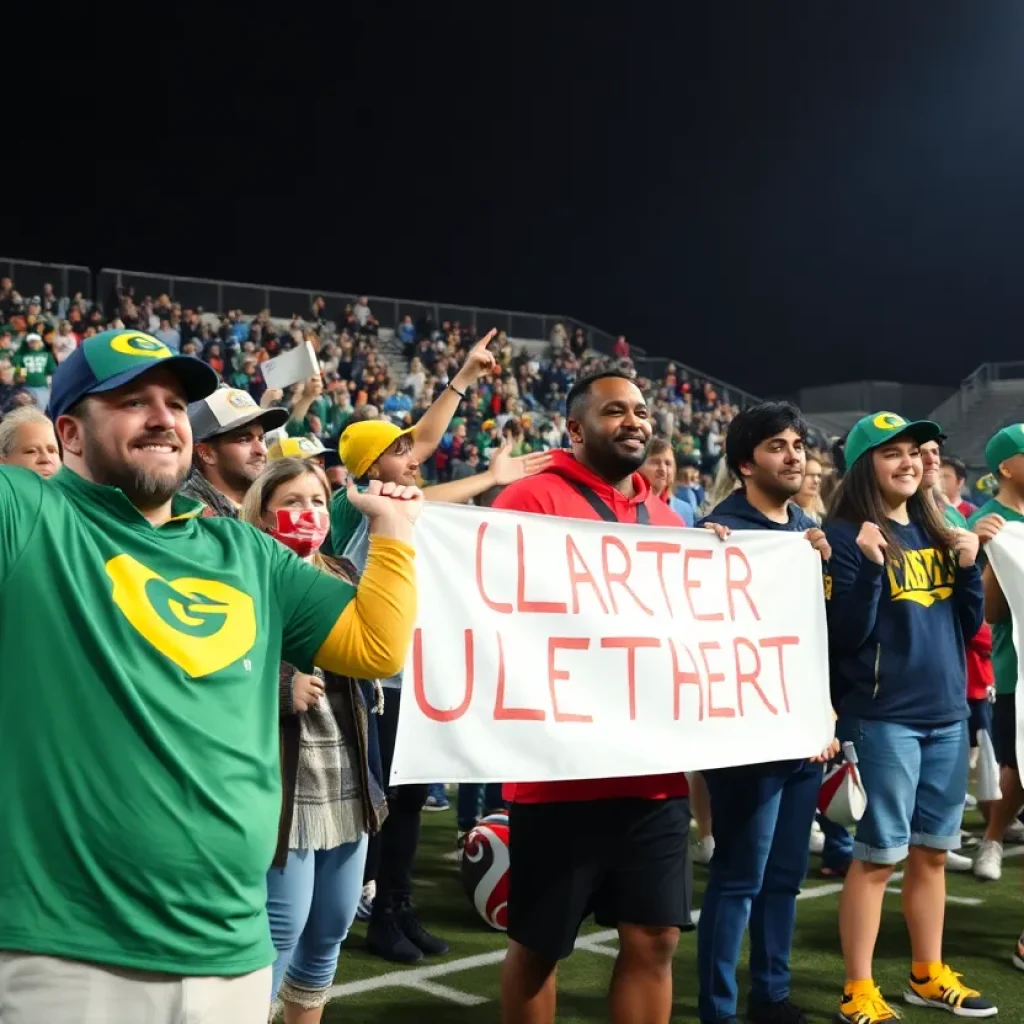 Kalamazoo community supporting local football team