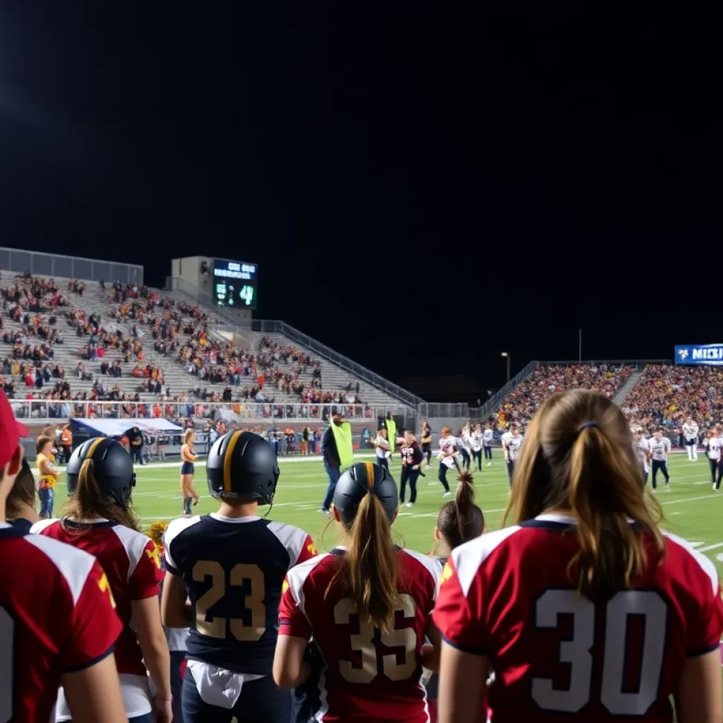 Exciting Michigan High School Football Game