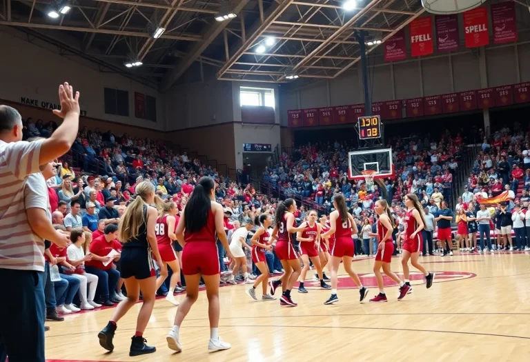 Anamosa high school girls' basketball event