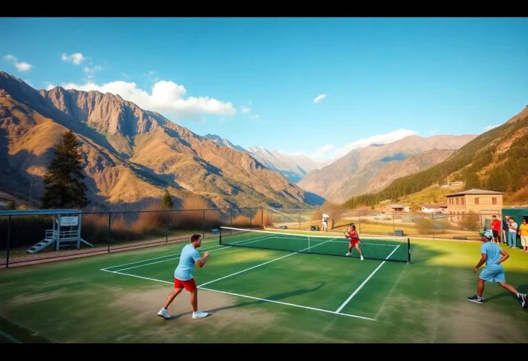 Tennis players competing in the Roaring Fork Valley