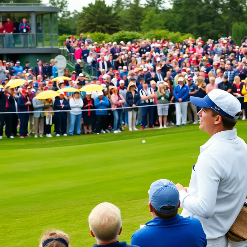 Excitement at Ryder Cup Golf Event