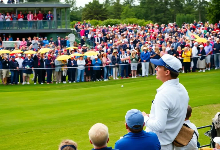 Excitement at Ryder Cup Golf Event