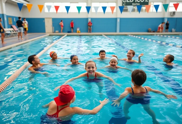 Young swimmers training at TekMasters Swim Club in Ocala
