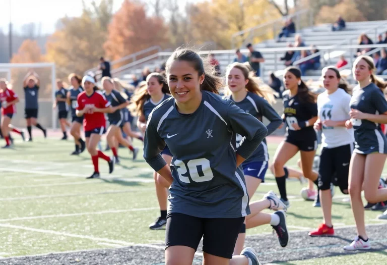 High school athletes competing in fall sports in Vermont