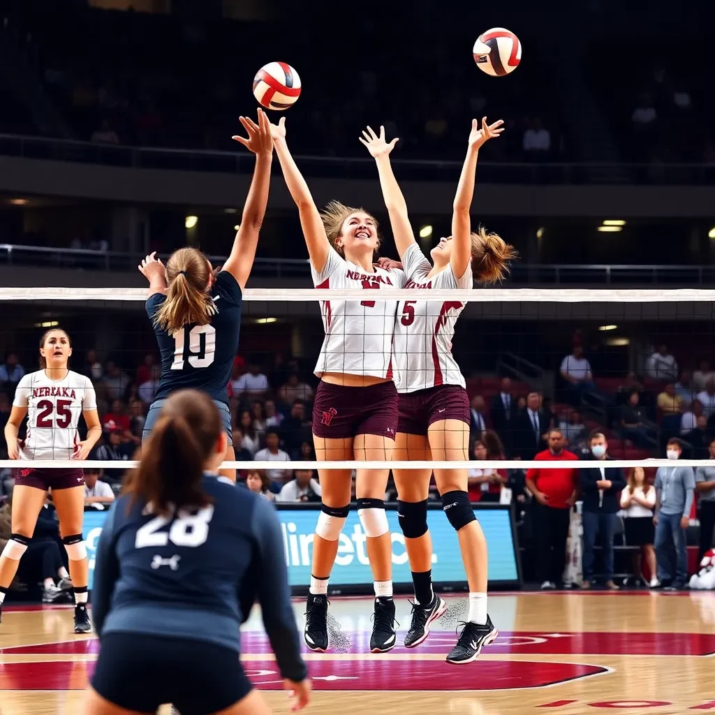 Nebraska Cornhuskers Dominate Penn State in NCAA Volleyball Showdown