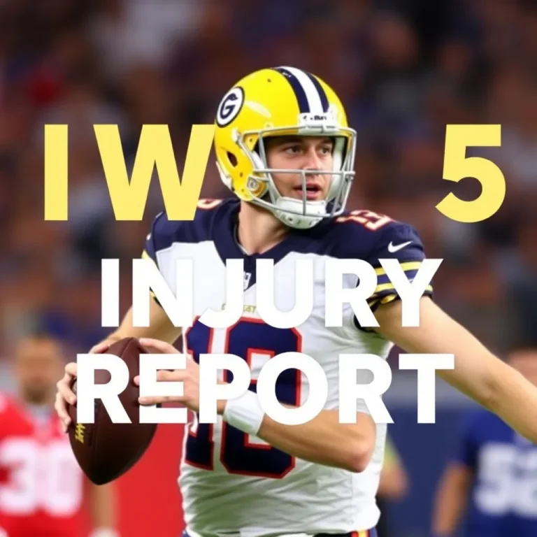 NFL Week 5 Injury Report: Key Players Missing Ahead of Weekend Games