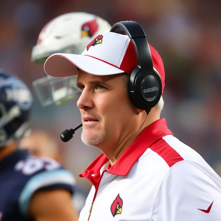 Cardinals Coach Jonathan Gannon Fined $100,000 After Heated Exchange with Player in Loss to Titans