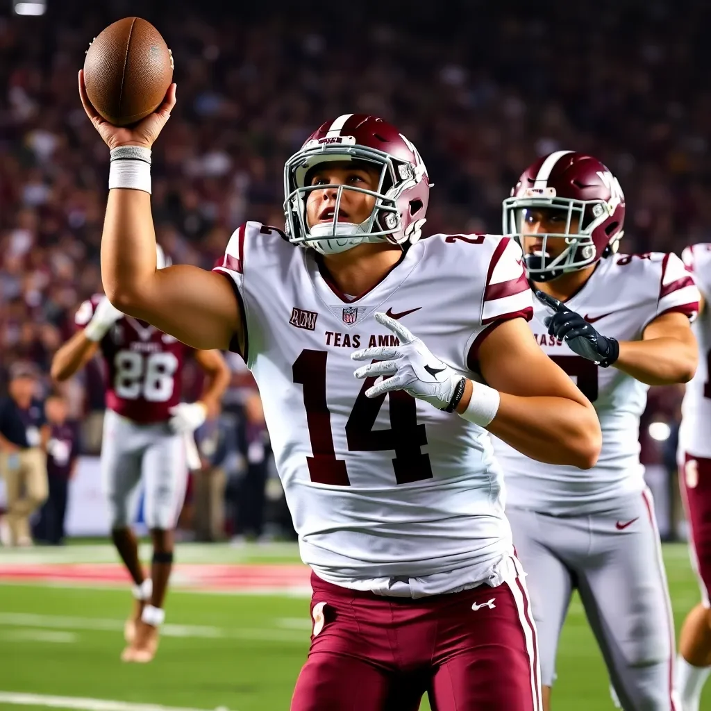 Texas A&M Aggies Secure Exciting 21-14 Victory in NCAA Season Opener