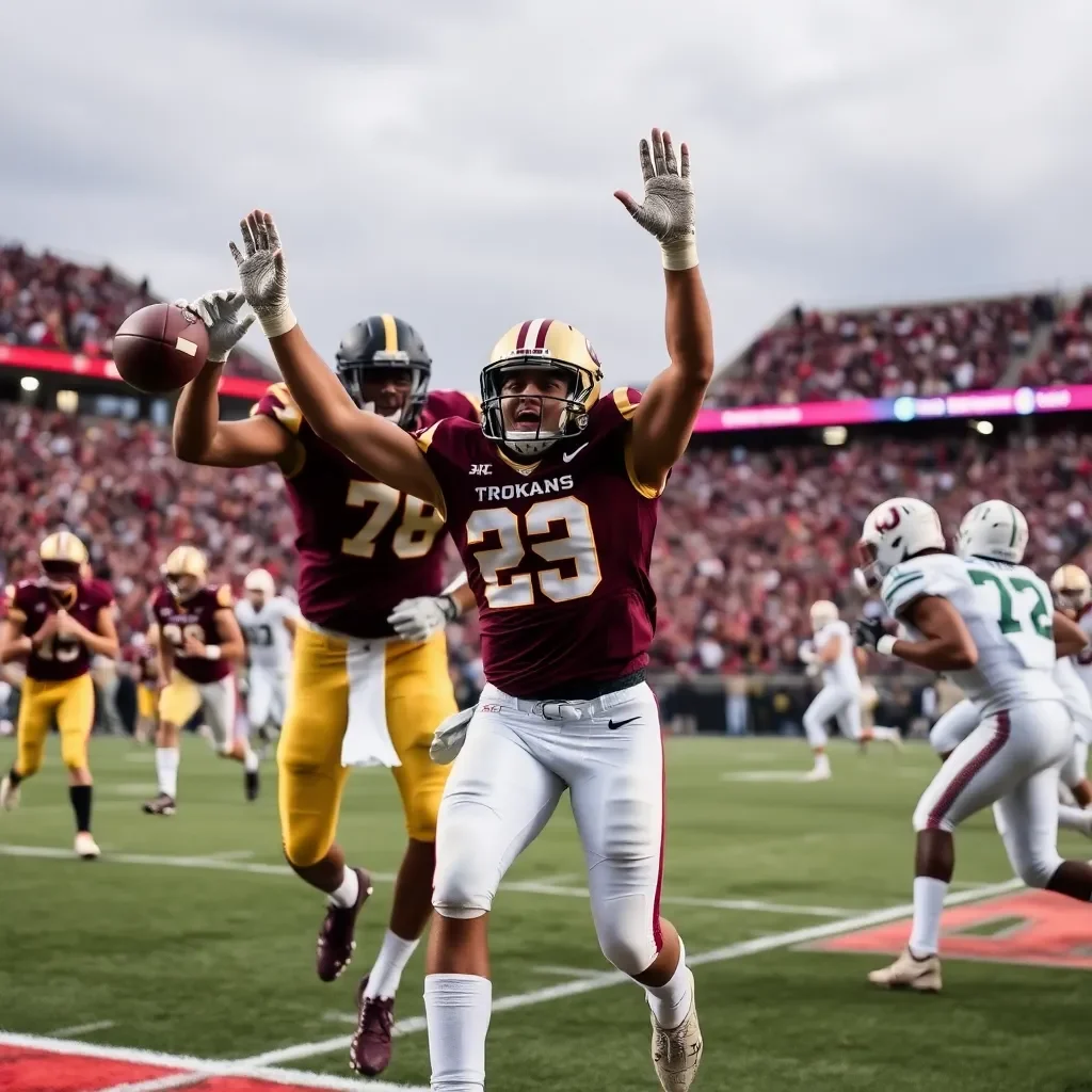 Trojans Triumph Over Beavers in Thrilling 28-21 Battle in Los Angeles