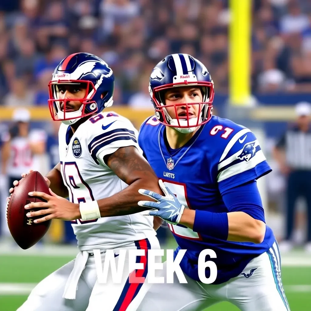NFL Week 6 Showdown: Key Matchups and DFS Insights to Watch for This Sunday
