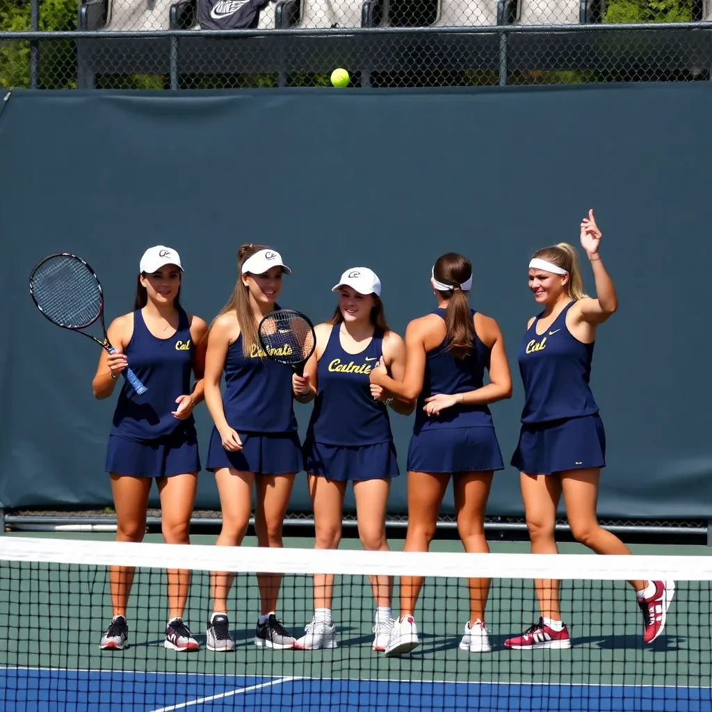 Cal Bears Dominate in NCAA Women's Tennis with Victorious Match Against Washington