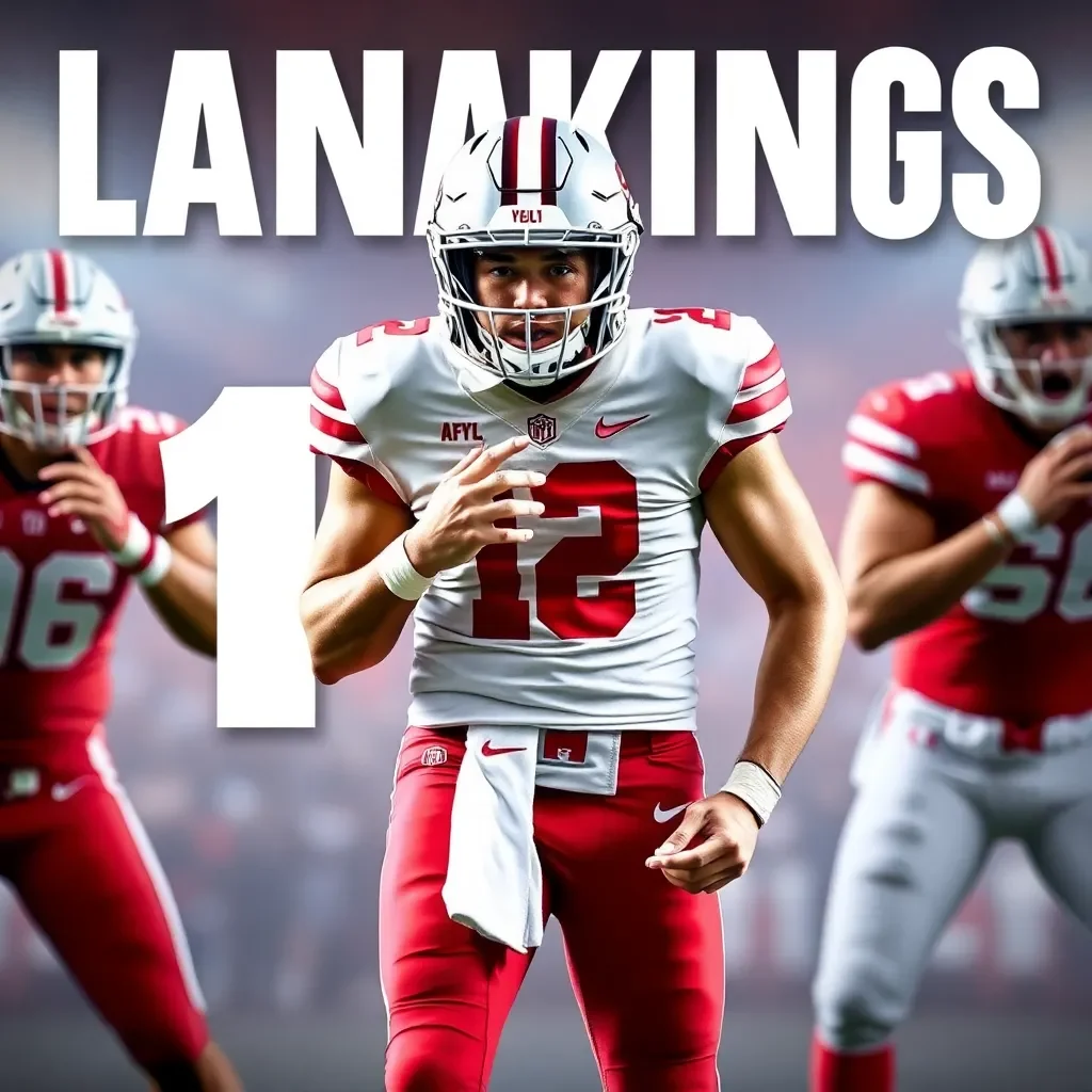 NCAA Football Rankings Update: Buckeyes Hold Steady at Number One as Rivals Heat Up