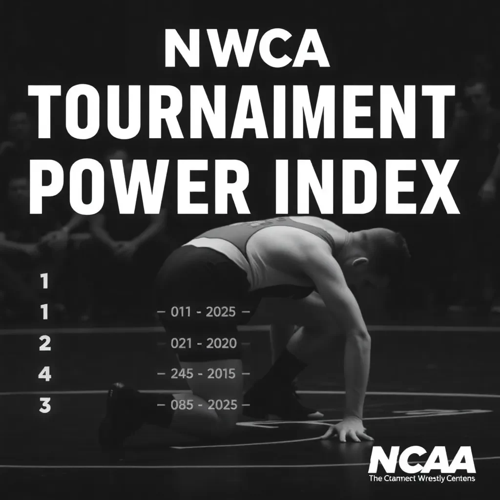 NWCA Releases October 2025 Tournament Power Index Rankings Ahead of NCAA Wrestling Season