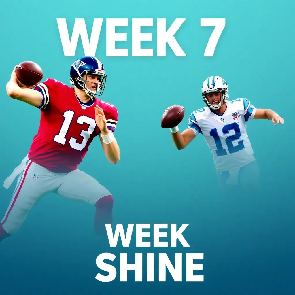 Exciting Week 7 in the NFL: Quarterbacks Shine