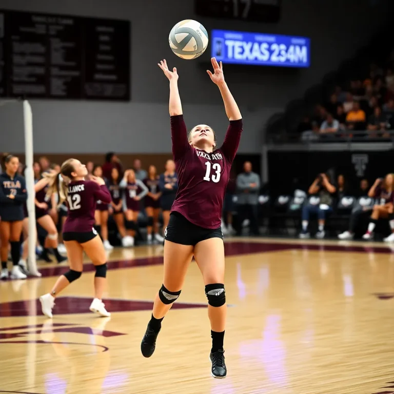 Texas A&M Volleyball Rises to No. 13 in NCAA Rankings, Aiming for Postseason Success