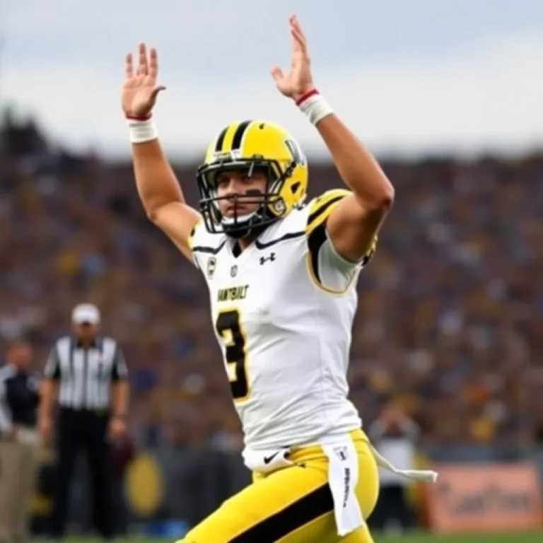 Vanderbilt Makes a Significant Leap into the Top 10 of AP Poll as College Football Enters Week 9
