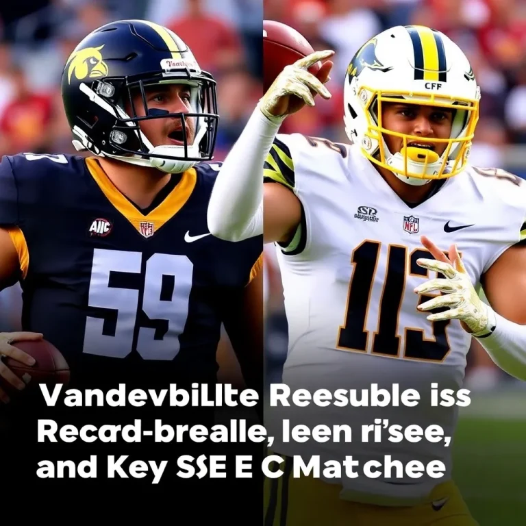 Week 9 College Football Showdown: Vanderbilt's Record-Breaking Rise and Key SEC Matchups