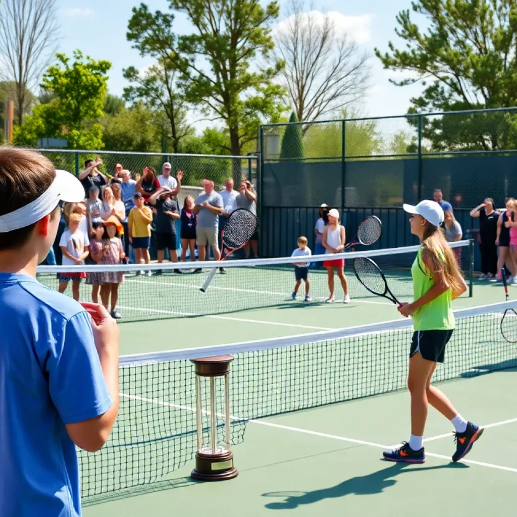 Tennis athletes competing at UIL State Tennis Tournaments in Amarillo