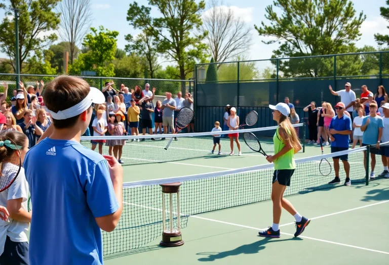 Tennis athletes competing at UIL State Tennis Tournaments in Amarillo
