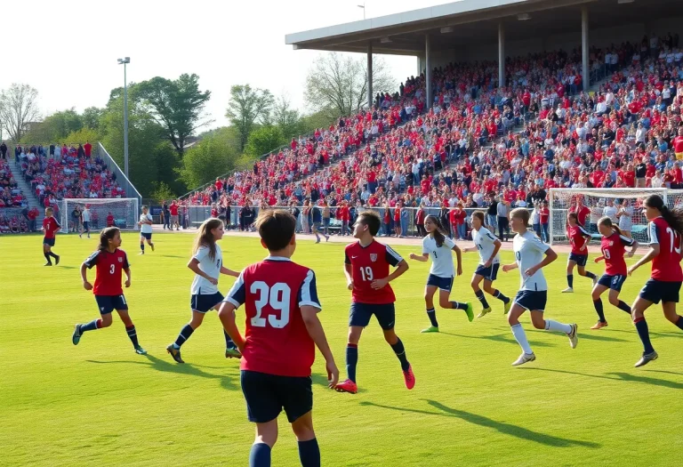 Exciting boys soccer match in Springfield area