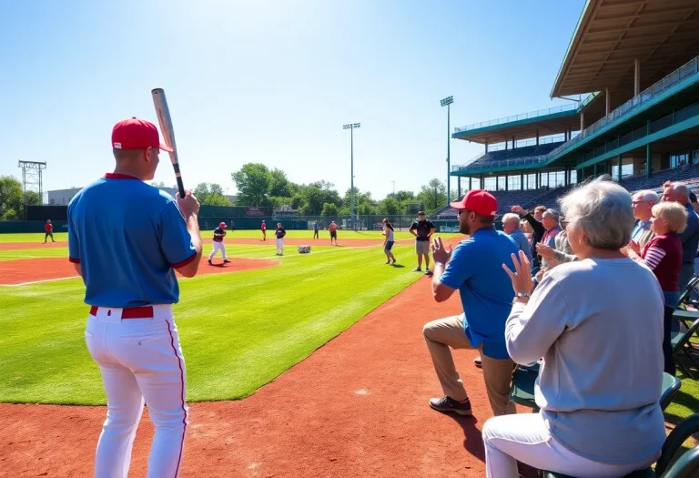 Bozeman high school baseball practice scene