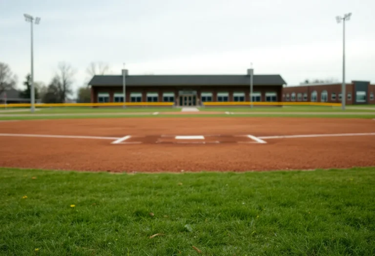 Baseball field in Cahokia, Illinois, symbolizing community and trust