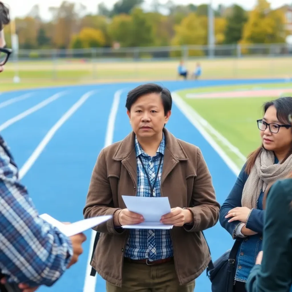 Meeting between parents and school officials regarding safety