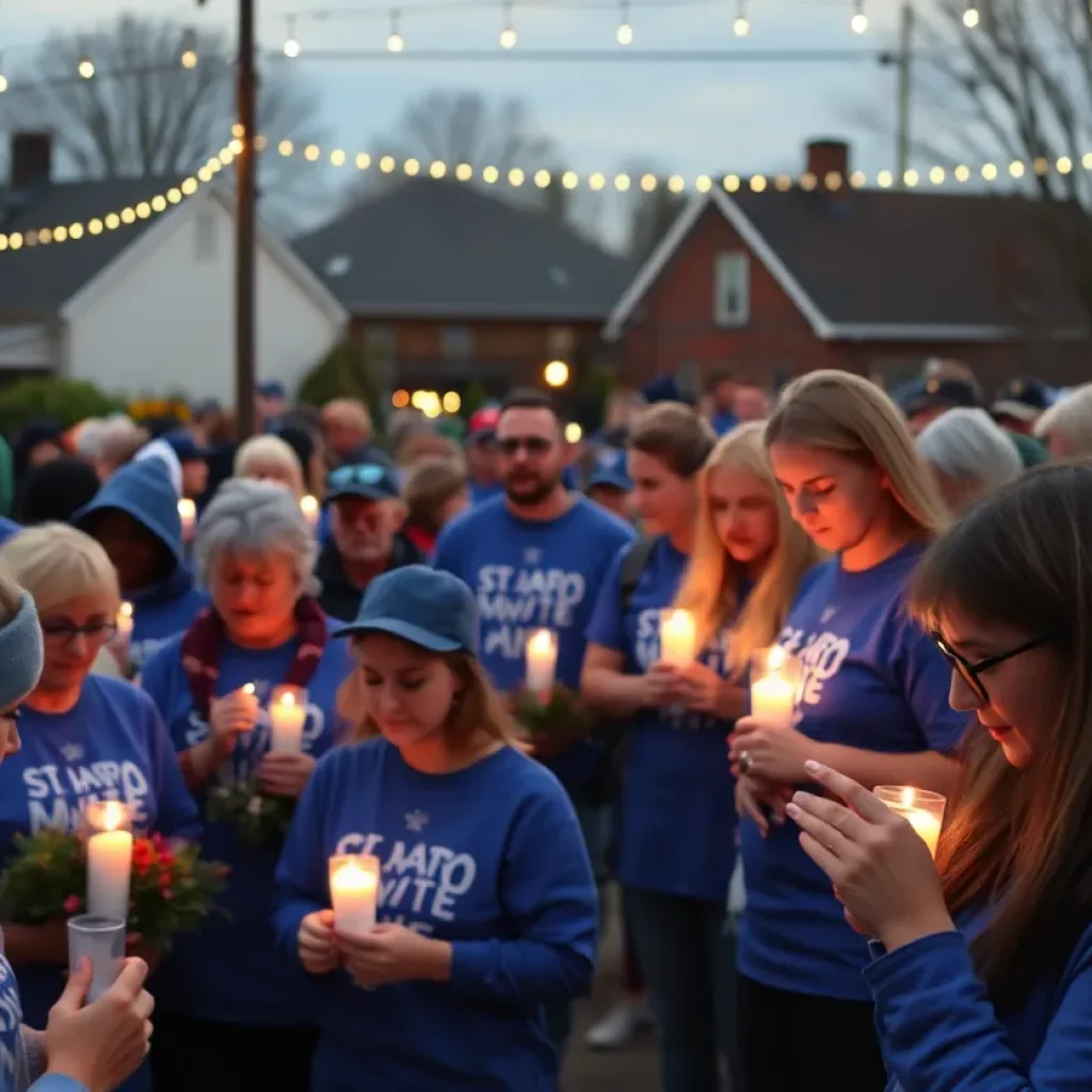 Corrigan community supporting each other in grief.