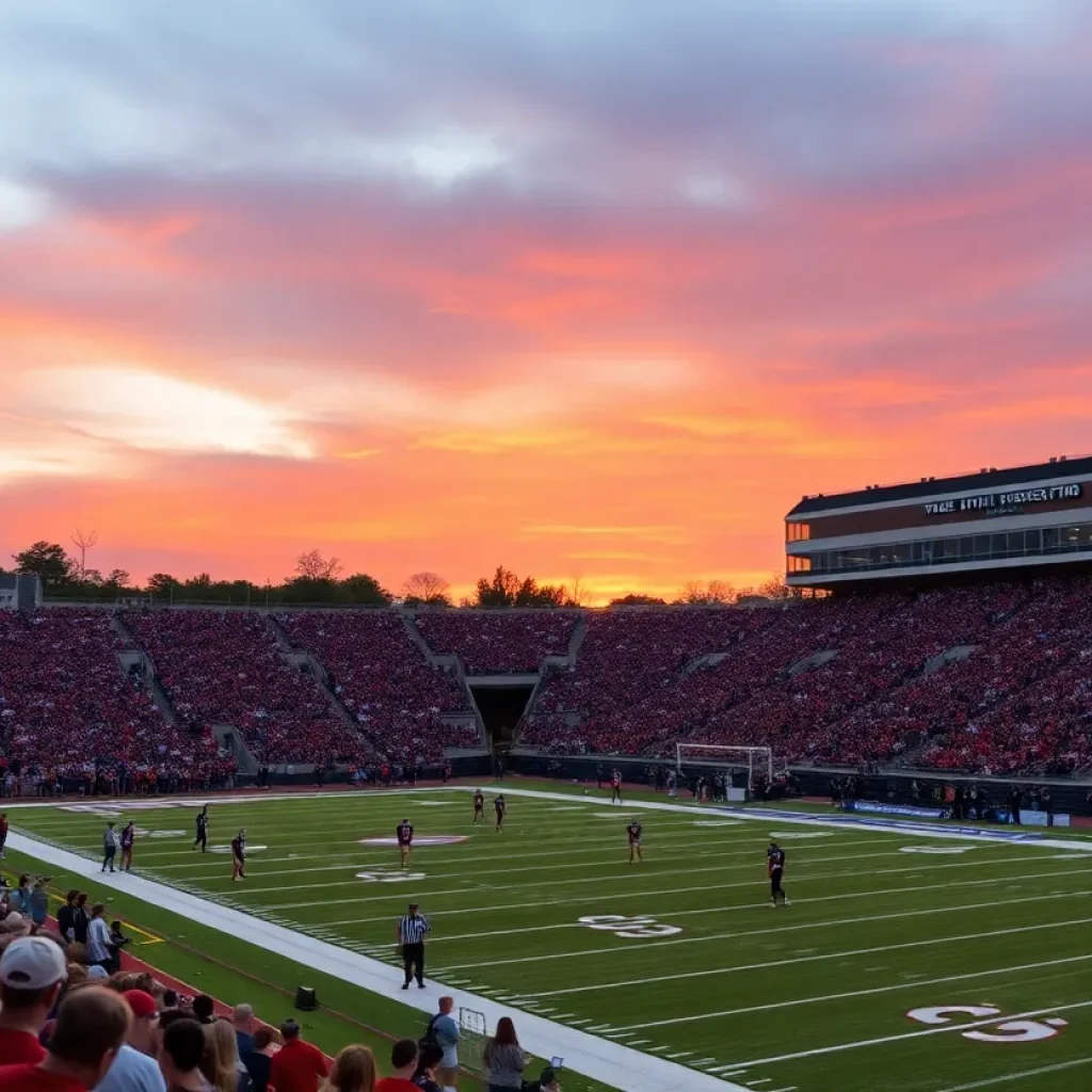 Exciting moment during a high school football game in Milwaukee