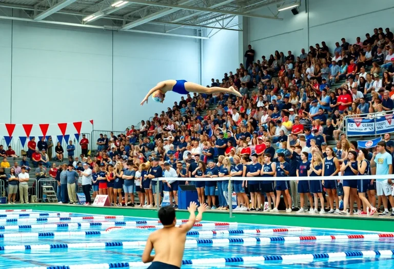 High school sports events in Normal featuring swimming, diving, and tennis