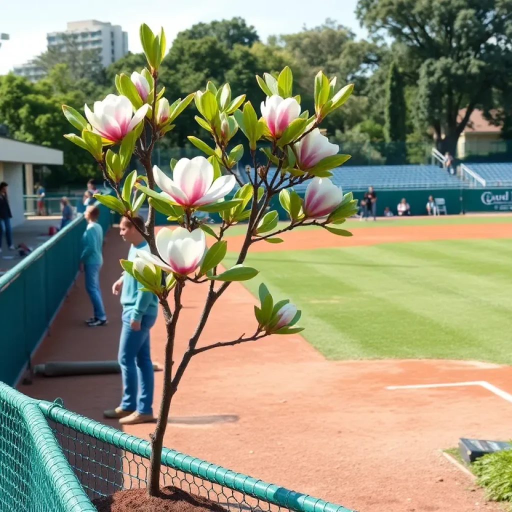 Volunteers restoring Mountain Heritage High School baseball field