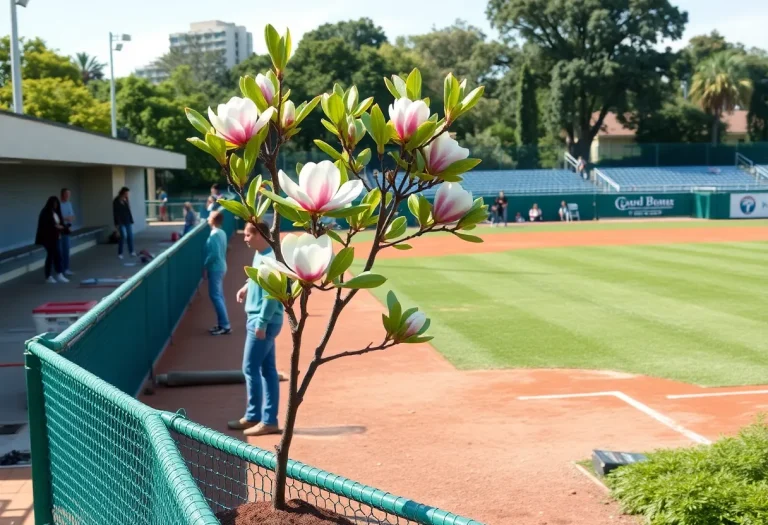 Volunteers restoring Mountain Heritage High School baseball field