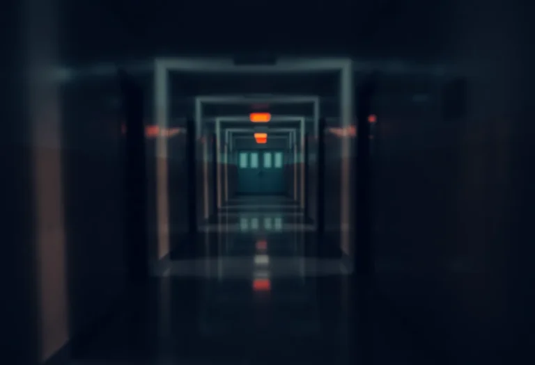 Empty school hallway representing student safety concerns