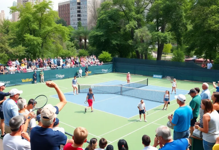 Players competing at Spencer State Tennis Tournament 2023