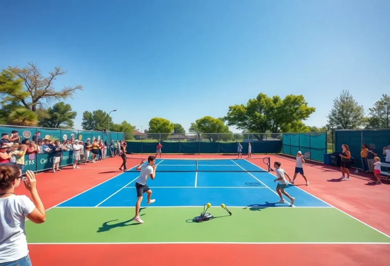 Action from a Texas Panhandle tennis match during regional quarterfinals.