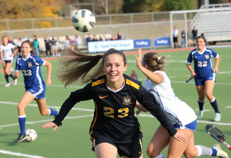 High school athletes competing in fall sports in Vermont