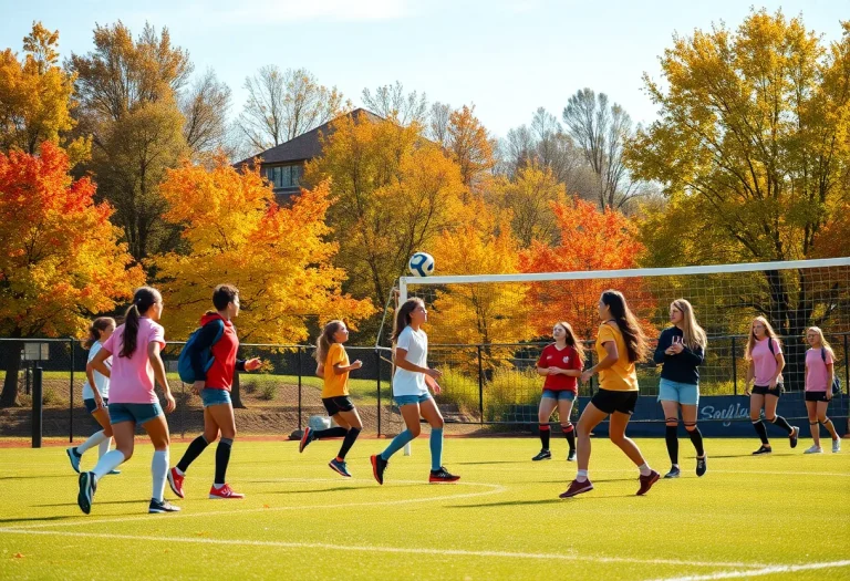 Students participating in fall sports at Vermont high schools