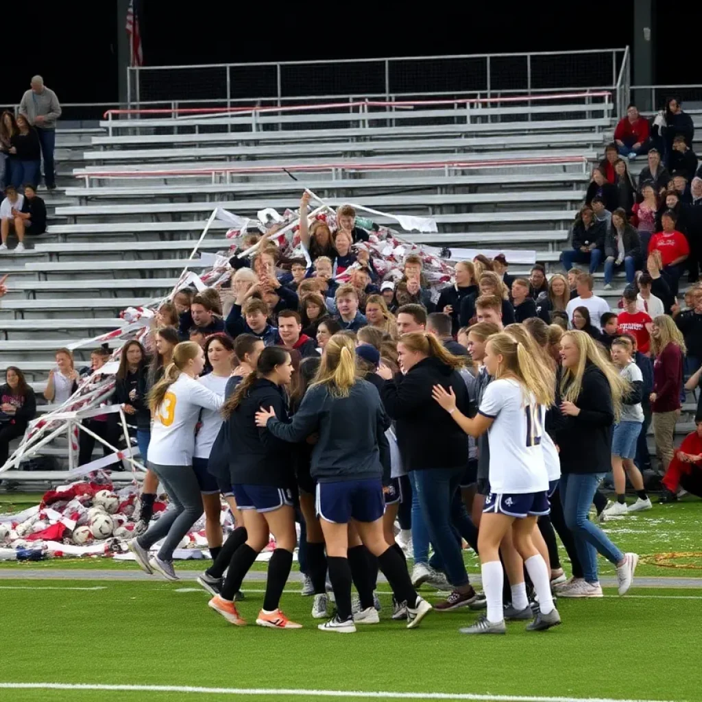 Scene of chaos at Waggener High School soccer game