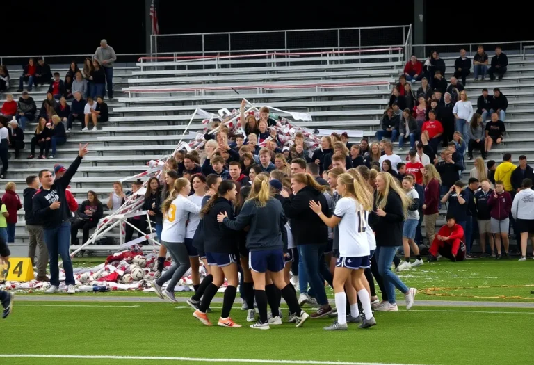 Scene of chaos at Waggener High School soccer game